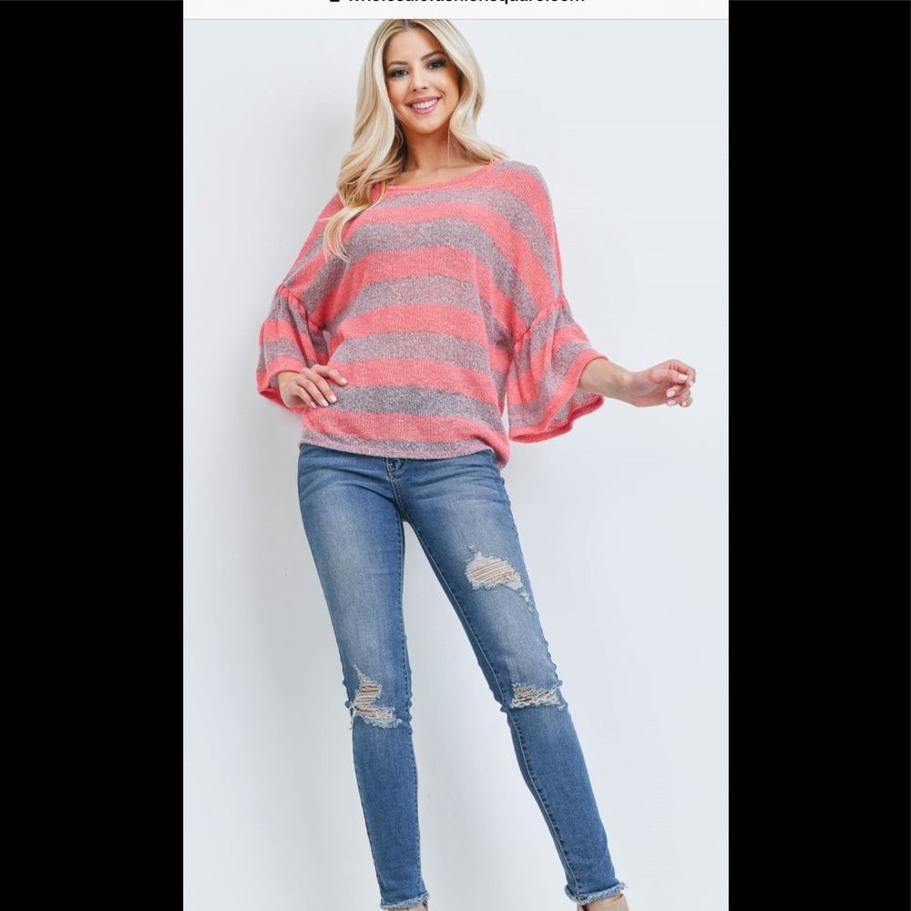 Coral Rose Top - 3 Pack